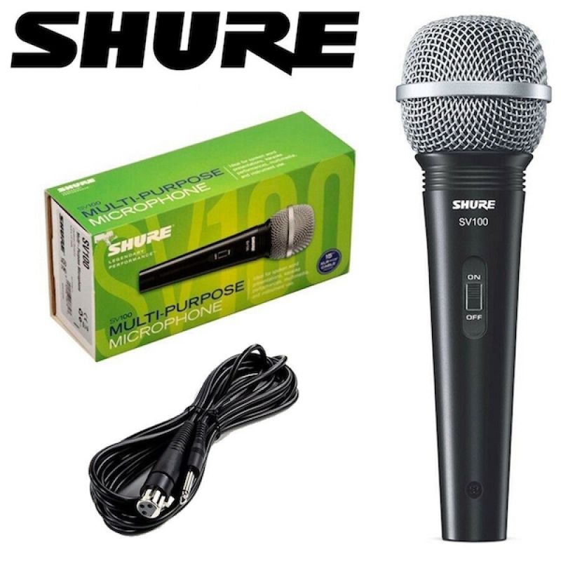 shure sv100 dynamic handheld microphone
